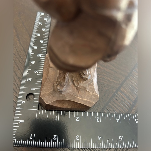 Vintage Hand Carved Carved Wood Figures Of Don Quixote & Sancho Man Of La Mancha - Picture 12 of 14